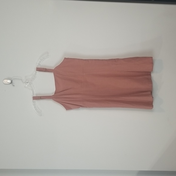 ALTAR'D STATE Terracotta Adjustable Strap Lace Up Back Mini Dress - Picture 1 of 12